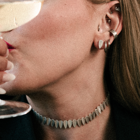 Silber Ohrringe - Serg