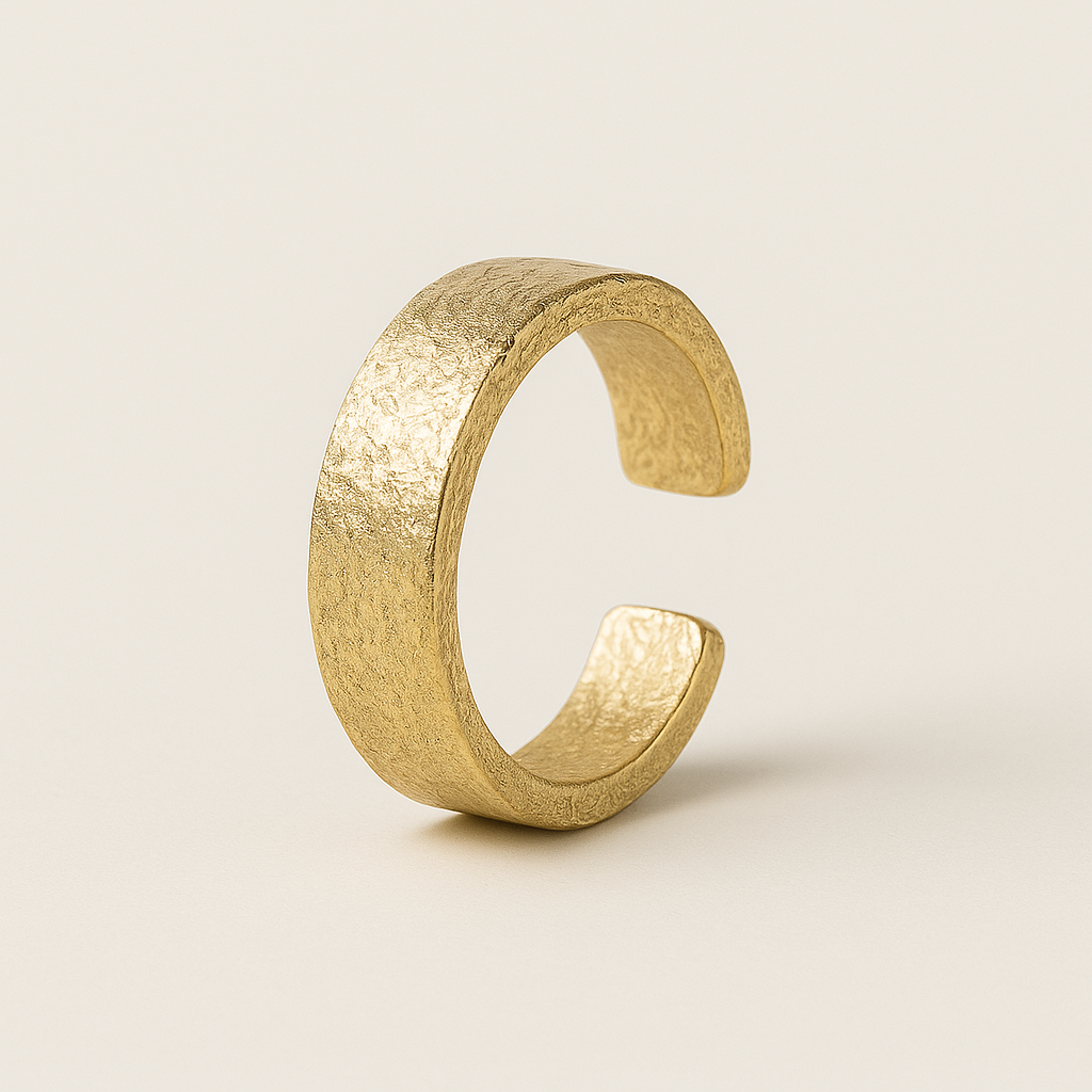 Earcuff - Anicca groß - 14k Gold