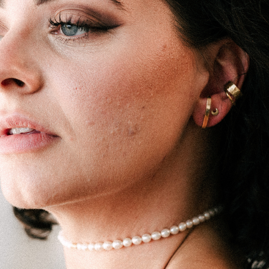 Perlenchoker Tanja - Gold