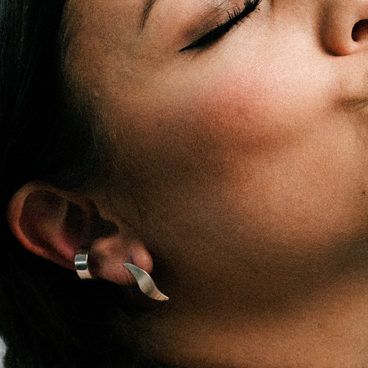 Silber Ohrringe - Dhamma