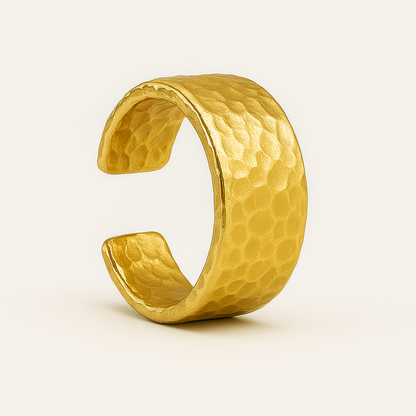 Earcuff - Anicca groß - 14k Gold